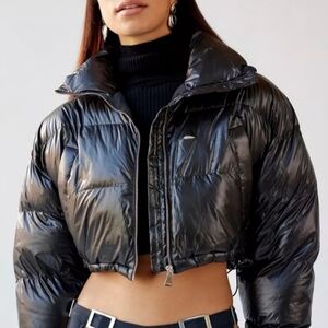 Urban Outfitters Black Puffer Jacket